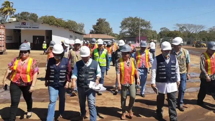 León: MINSA inspecciona construcción del Hospital Óscar Danilo Rosales Arguello