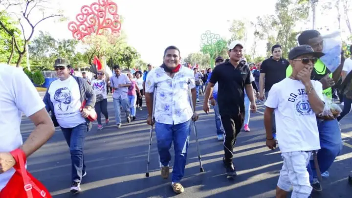Nicaragüenses promueven la Paz con el lema “Sandino, Sol de Libertad”