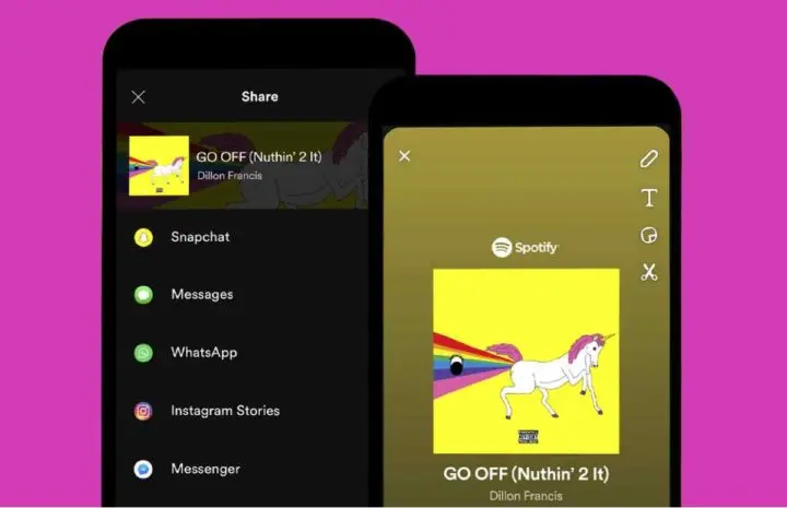 Ahora podrás ver historias de Instagram en Spotify