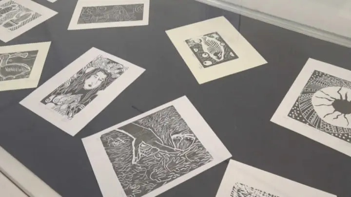 INC apertura exposición artística “Mujeres en la Gráfica Nicaragüense”