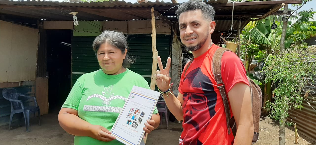 Familias de Masaya son legalmente dueños de sus propiedades