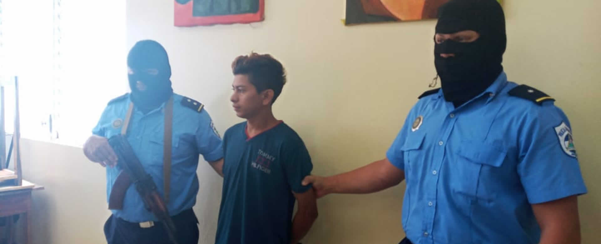 Policía presenta autor de la muerte homicida ocurrida en Carazo