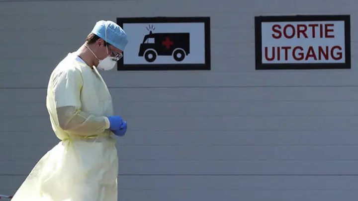 Médico en un hospital de Bruselas, Bélgica
