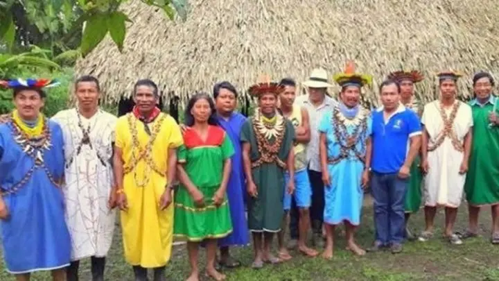 Comunidad indigena ecuatoriana Siekopai-Secoya.