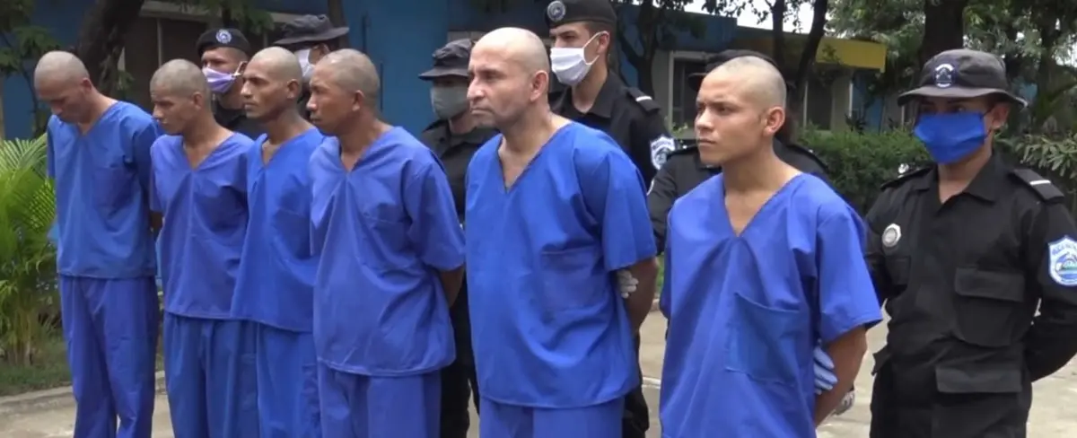 Policía de Chinandega captura a nueve individuos de alta peligrosidad