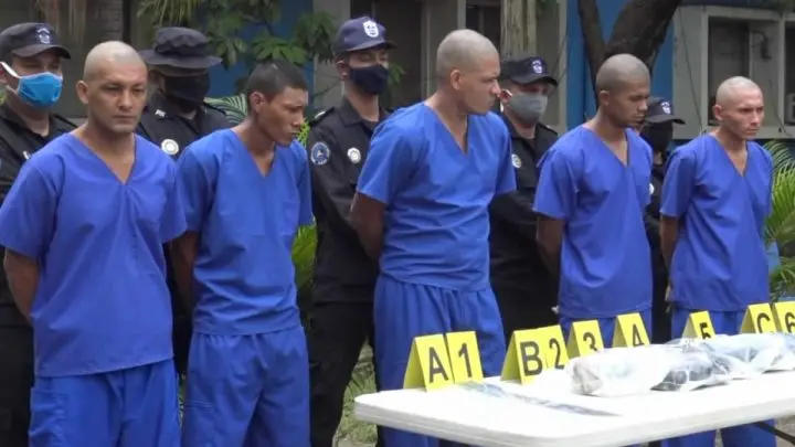 Policía de Chinandega captura a nueve individuos de alta peligrosidad