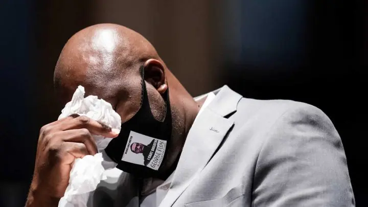 Philonise Floyd durante una audiencia del Comité Judicial de la Cámara de Representantes sobre las prácticas policiales, Washington, EE.UU., el 10 de junio de 2020.