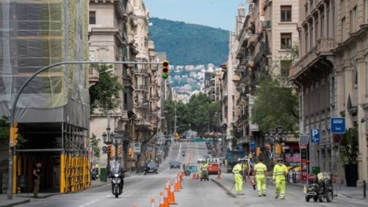Avenida en España.