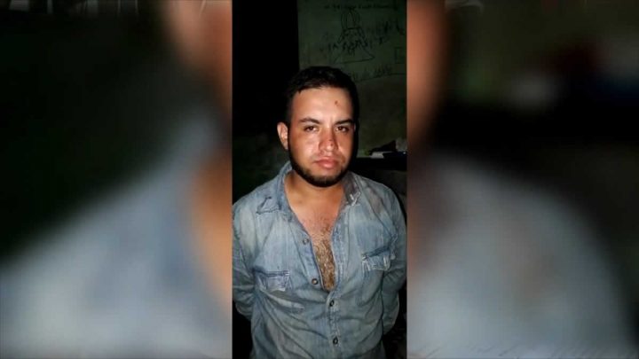 Aldin Ariel Zeledón Ballesteros, delincuente capturado.
