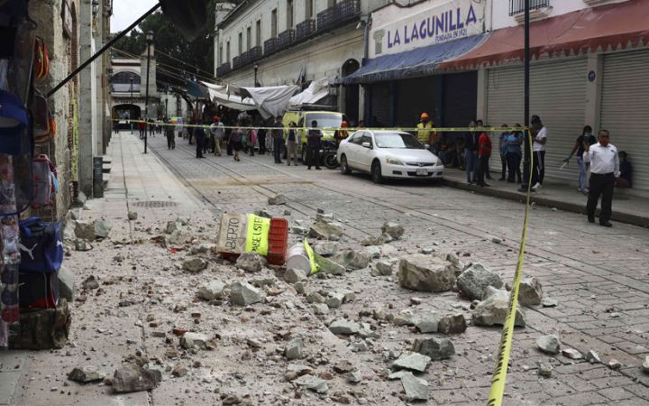 Terremoto en México deja cinco fallecidos y varios heridos