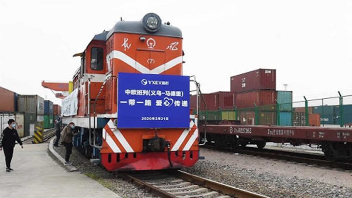 Tren con insumos médicos llegará a España desde China para combatir el COVID-19