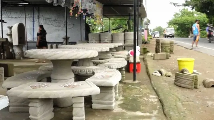 Coloridas artesanías a base de barro o concreto para regalar a Papá