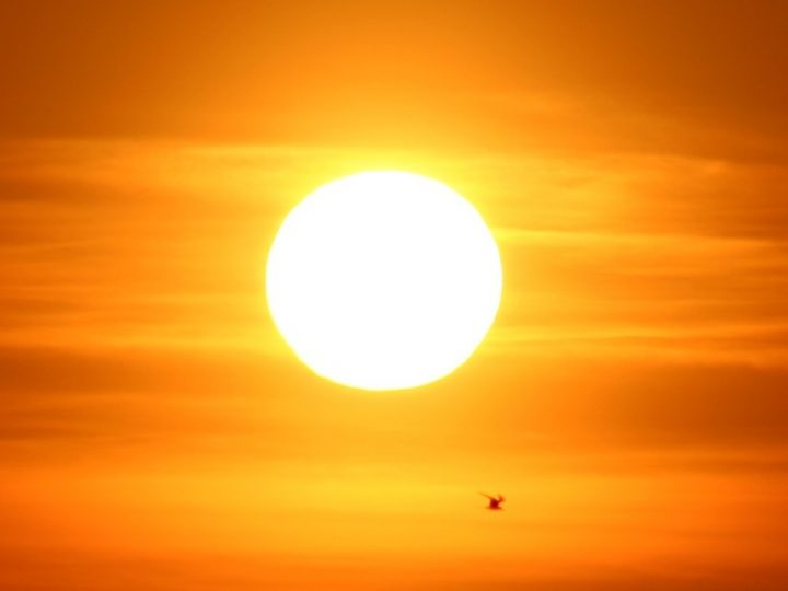 Puesta del Sol en la playa
