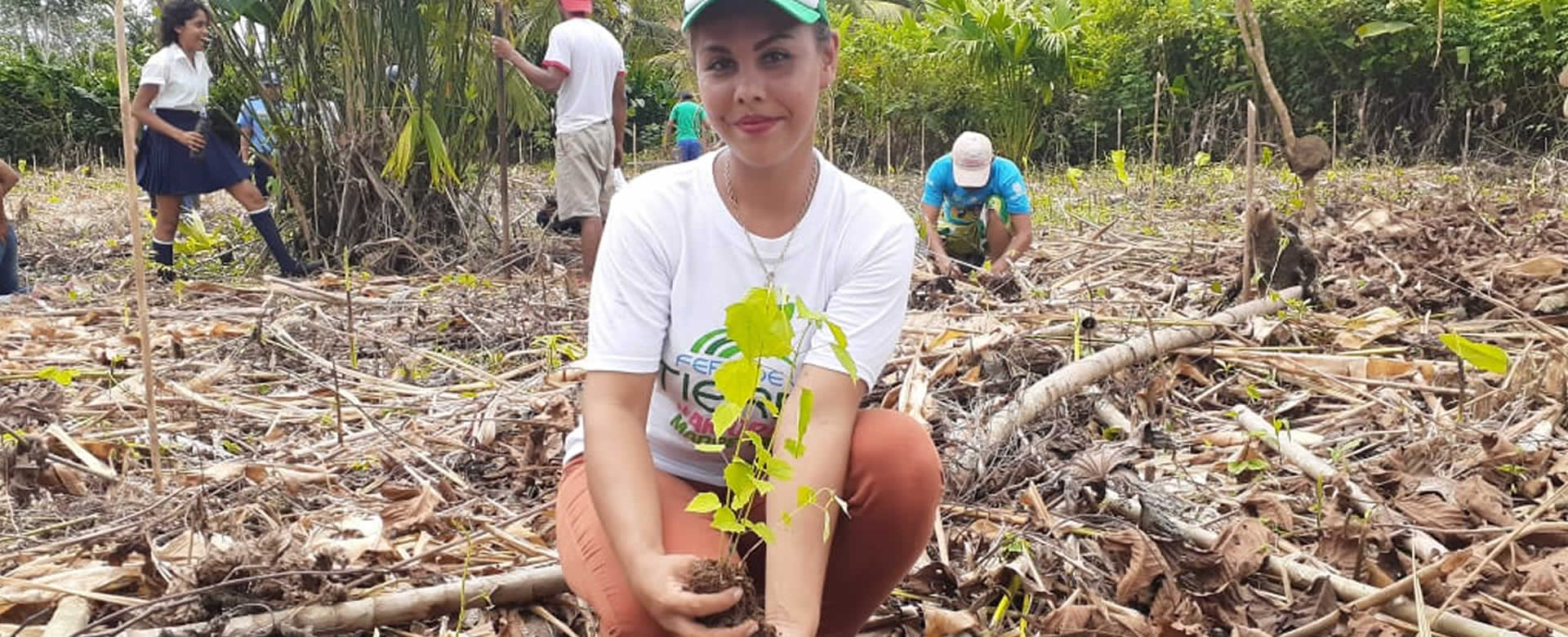 Caribe Sur se une a la cruzada de reforestación en pro del medio ambiente