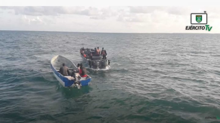 Rescate de Panga en Puerto Cabezas.