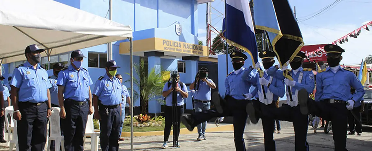 Familias de La Conquista, Carazo más seguras con la nueva estación policial