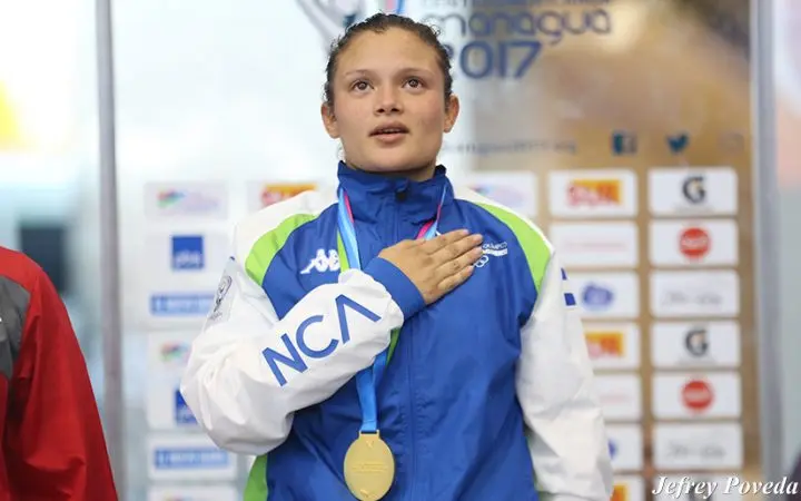 Atleta nicaragüense en los Juegos Centroamericanos 2017 
