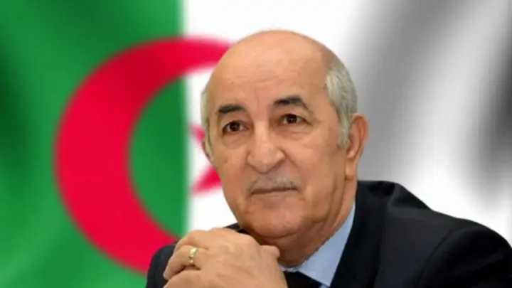 Abdelmadjid Tebboune, Presidente de la República Argelina Democrática y Popular.