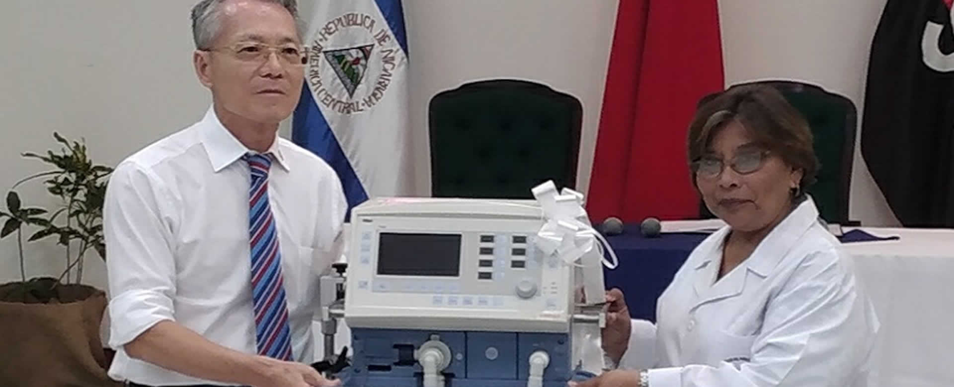 Taiwán realiza donación de ventiladores a Nicaragua para combatir la COVID-19