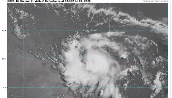 Fuertes lluvias en Antillas Menores por la tormenta Gonzalo
