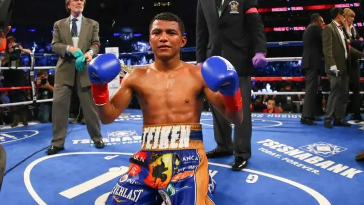 Roman "Chocolatito" González celebra una de sus victorias. Roman "Chocolatito" González celebra una de sus victorias.