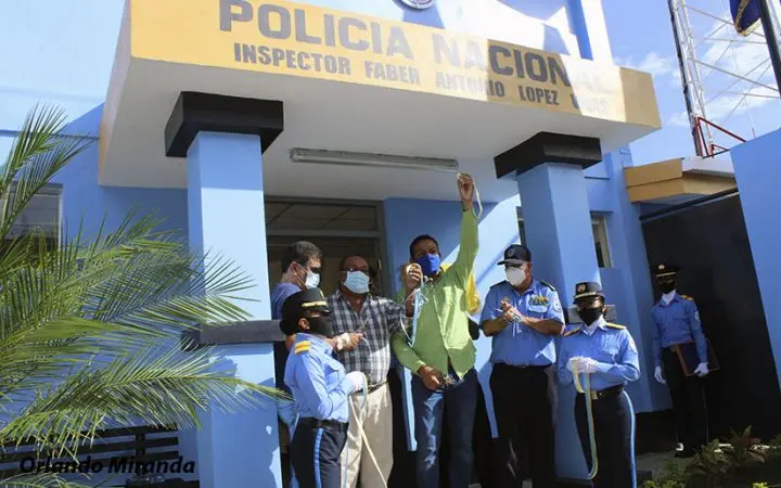 Familias de La Conquista, Carazo más seguras con la nueva estación policial 