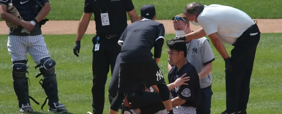 Los Yankees preocupados por el pelotazo que recibió Tanaka