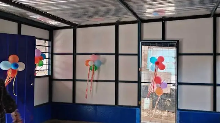 Interior de una vivienda digna.
