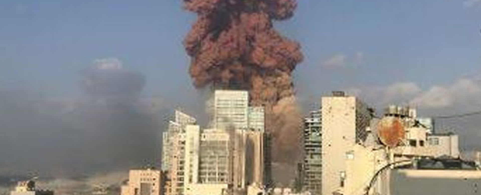 Conclusiones preliminares determinan que explosión en Beirut fue por nitrato de amonio