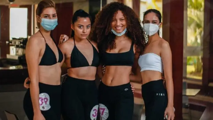 Jóvenes aspirante a modelos de Nicaragua Diseña.