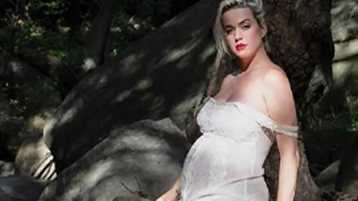 Katy Perry durante su embarazo.