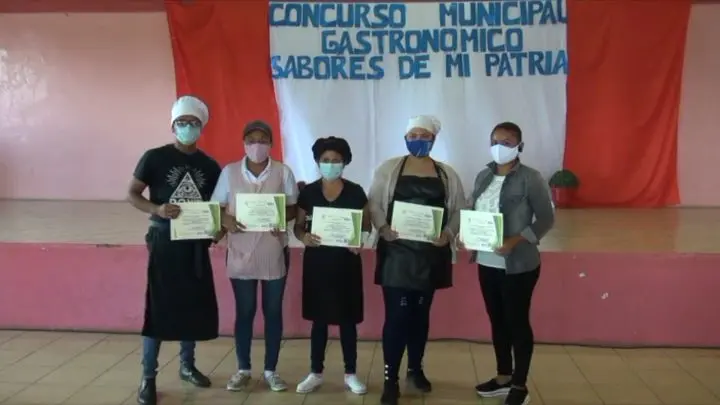 Ganadores del Festival "Sabores de Mi Patria" en San Rafael del Sur.