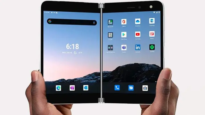 Ejemplar del "Surface Duo" creado por Microsoft