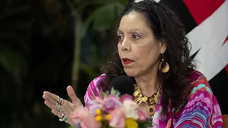 Compañera Rosario Murillo en un acto de gobernación