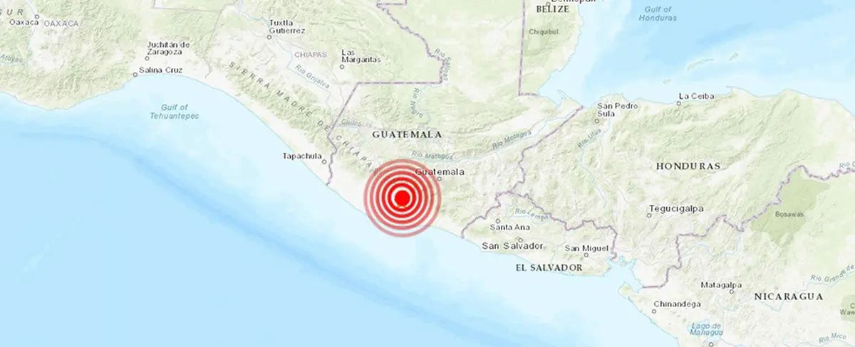 Fuerte sismo en Guatemala sacude tierras de El Salvador y México