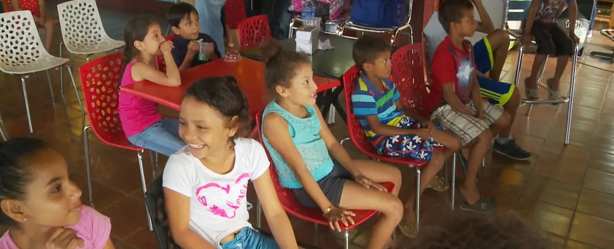 Niñez nicaragüense disfruta de una tarde recreativa en la Hormiga de Oro