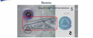 Este primero de octubre comenzará a circular nuevo billete de 5 córdobas