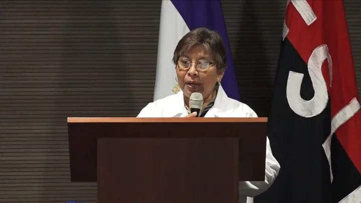 Doctora Martha Reyes, Ministra de Salud.