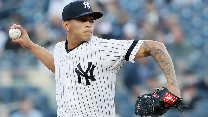 Jonathan Loáisiga fue castigado por parte de la ofensiva de los Toronto Blue Jays