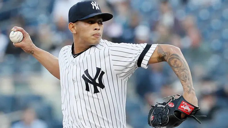 Jonathan Loáisiga fue castigado por parte de la ofensiva de los Toronto Blue Jays