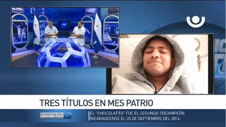 Video llamada Deportes 13 con Román González