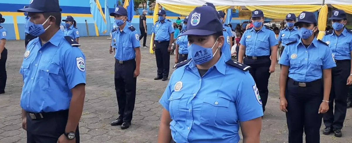 Policía de Chontales asciende en grados a 61 miembros de la institución