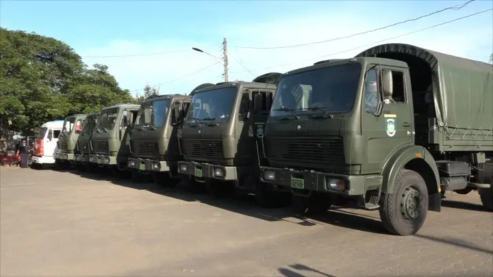 Espacios públicos de Chontales son desinfectados por el Ejército de Nicaragua
