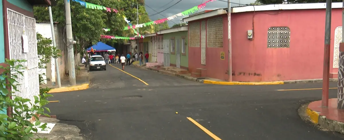 Nuevas calles en barrio capitalino dignifican la vida de sus habitantes