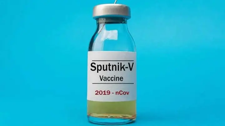 Ejemplar de la vacuna rusa contra el Coronavirus