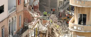 "No hay señales de vida" en escombros de un edificio en Beirut, Líbano