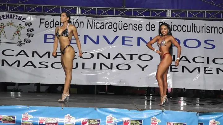 Cuerpos modelados y musculosos por féminas nicaragüenses