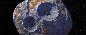 Imagen del asteroide metálico valorado en unos 10 mil billones de dólares