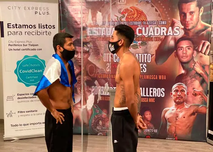 “Chocolatito” González supera báscula para el campeonato mundial en México