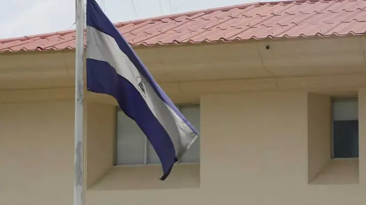 Bandera de Nicaragua.
